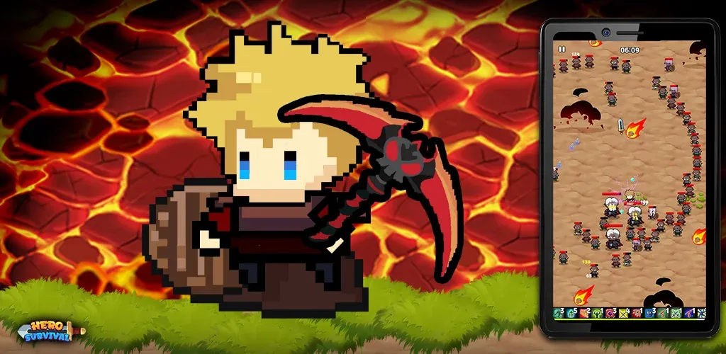 Hero Survival – Аркадная игра с элементами выживания в волшебном мире