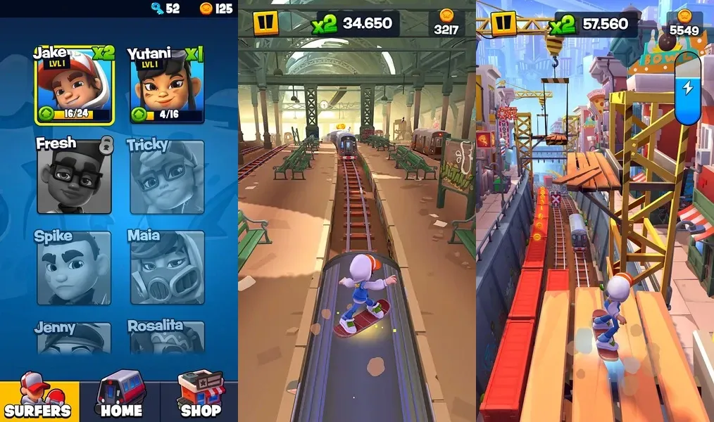 Путешествие по улицам города в игре Hoverboard Heroes