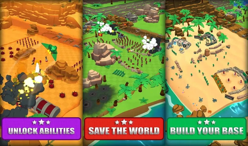 Marine Force: Heroes of War - построить базу