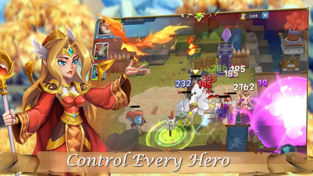 Уничтожить всех врагов в игре Monster Knights