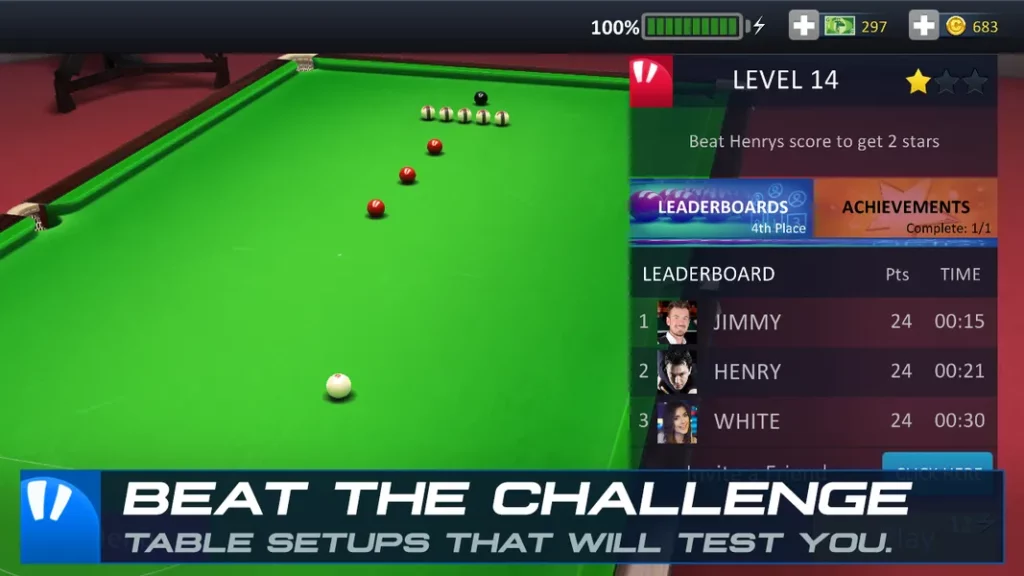 Snooker Stars – реалистичная игра в бильярд с эффективной физикой