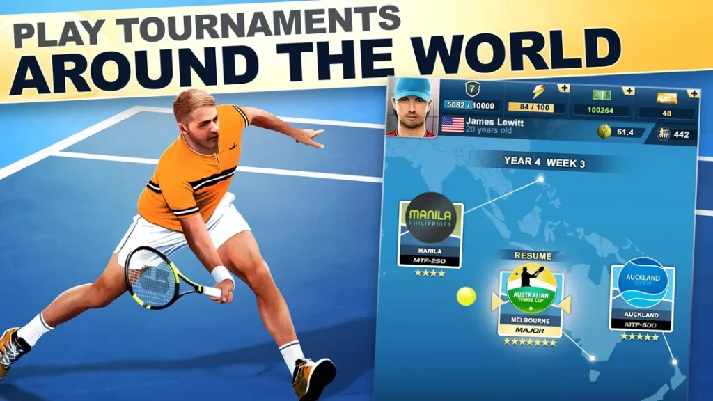 TOP SEED Tennis Manager - высокодетализированная графика