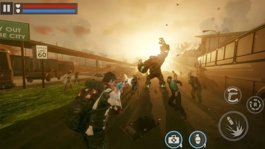 ZOMBIE FIRE 3D - убивайте боссов