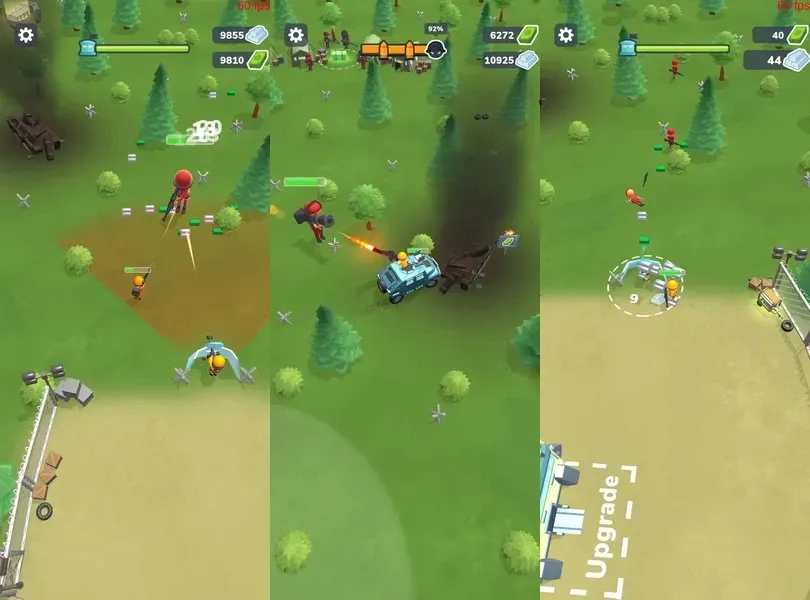 Создайте лучшую линию обороны в игре Army Defence