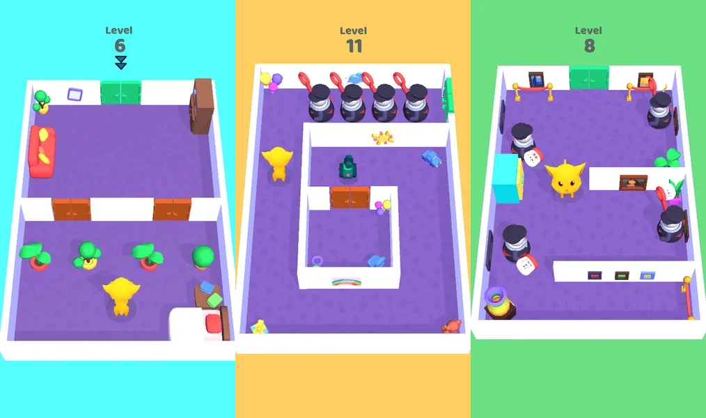 Cat Escape - игра-головоломка, которая помогает кошкам сбежать