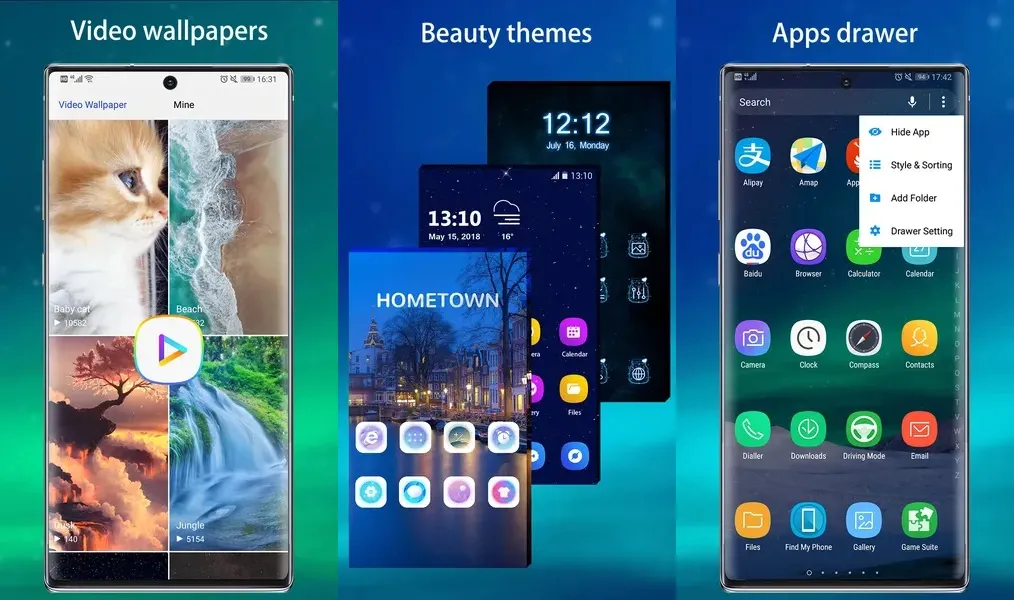 Cool Note20 Launcher — пользовательский интерфейс, как на Galaxy Note 20