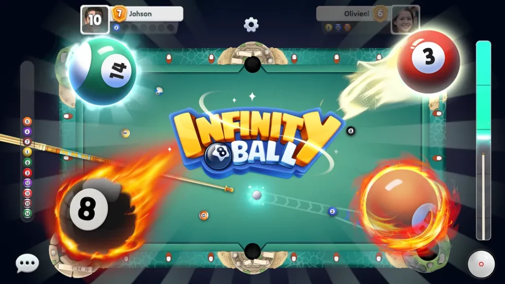 Infinity 8 Ball – классическая и реалистичная игра в бильярд с 8 лунками
