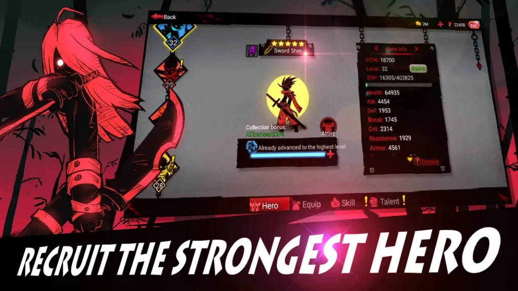 League of Stickman 2 - 2D-графика с темными цветами
