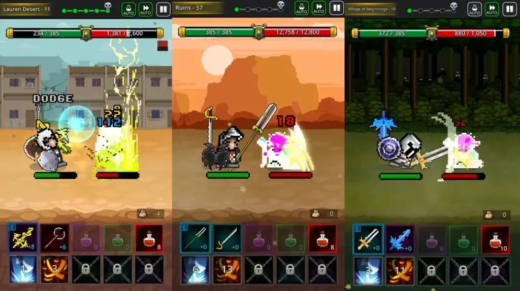 Grow SwordMaster / Мастер Поднятия Меча - впечатляющая винтажная пиксельная графика