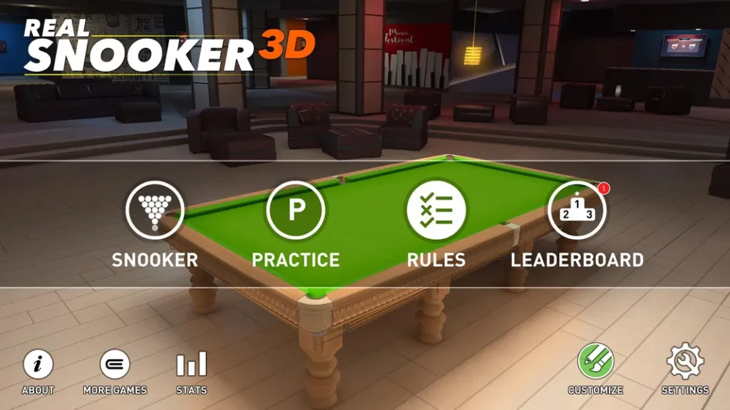 Real Snooker 3D – уникальная бильярдная игра с реалистичной графикой