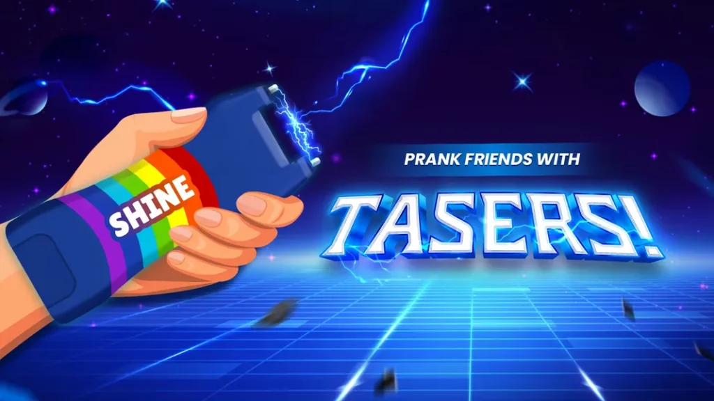 Shock Taser: Prank Simulator – игра-симулятор, позволяющая вам разыгрывать