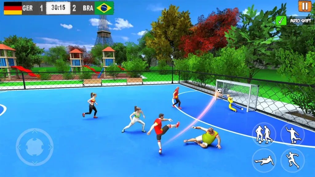 Выбери своего игрока в игре Street Soccer