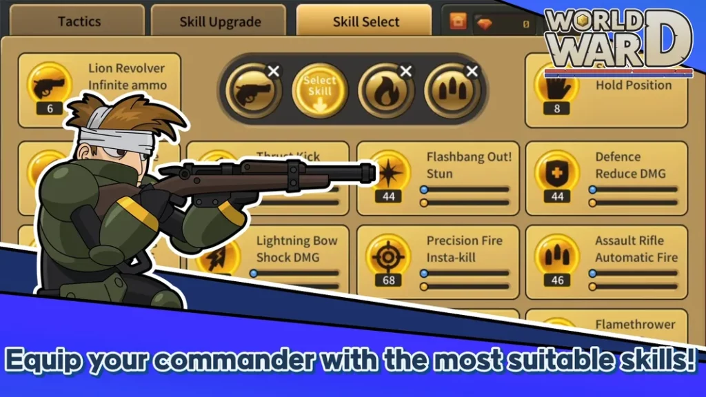 Выиграйте каждую битву, в которой вы участвуете в игре WWD — World War Defense Battle