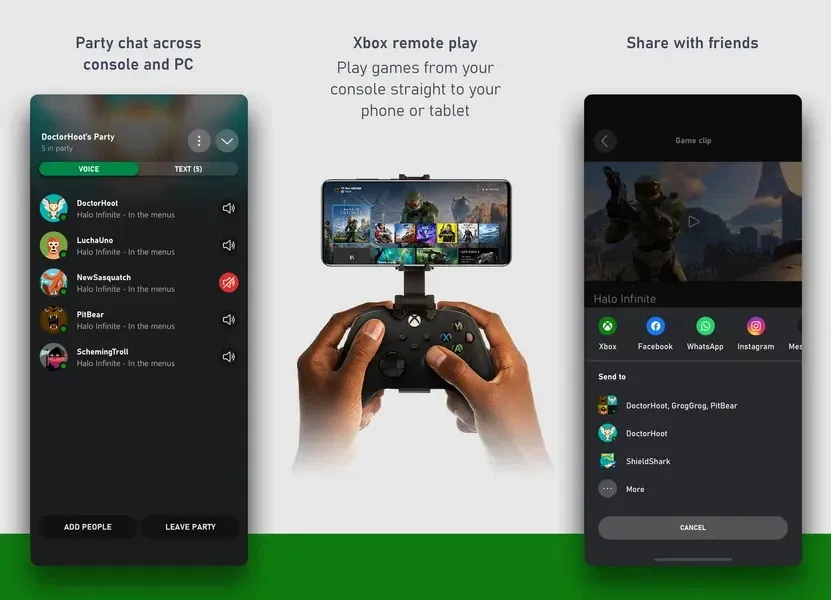 Xbox - интерфейс одновременно знакомый и странный