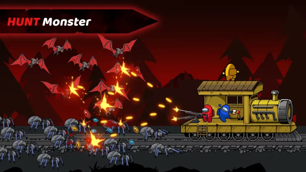 Тонны захватывающих уровней в игре Choo Survival: Impostor Shoot