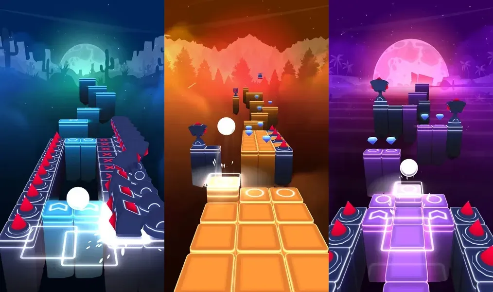 Разнообразная музыка в игре Dancing Sky 3