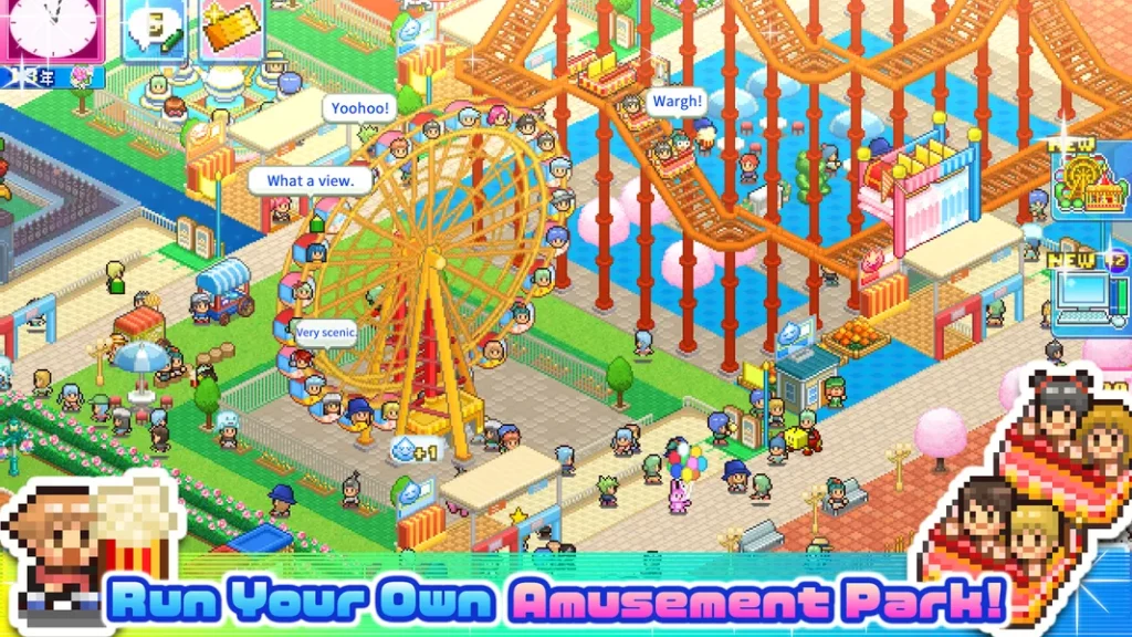 Общайтесь с друзьями по всему миру в игре Dream Park Story