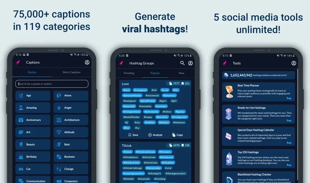 Hashtags AI — возьмите под свой контроль содержимое хэштегов