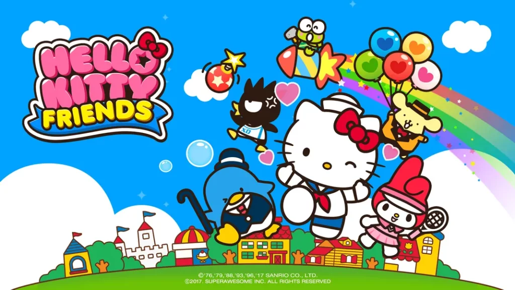 Hello Kitty Friends — забавная игра-головоломка «три в ряд», вдохновленная Hello Kitty