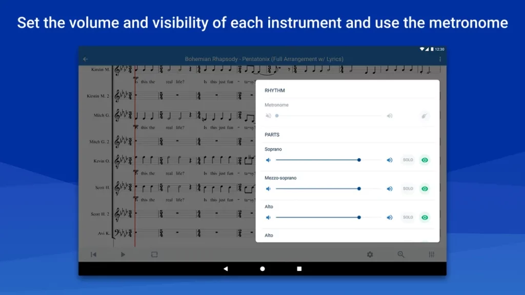 Что есть в MOD-версии приложения MuseScore?