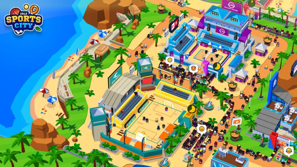 Sports City Tycoon - веселая графика и звуки