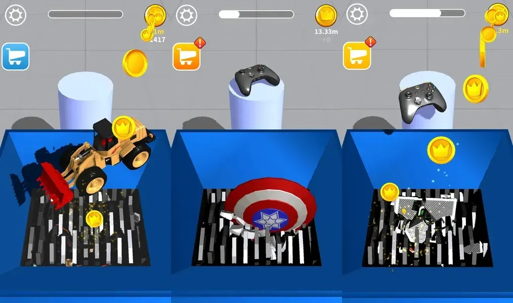 Простое управление в игре Will It Shred
