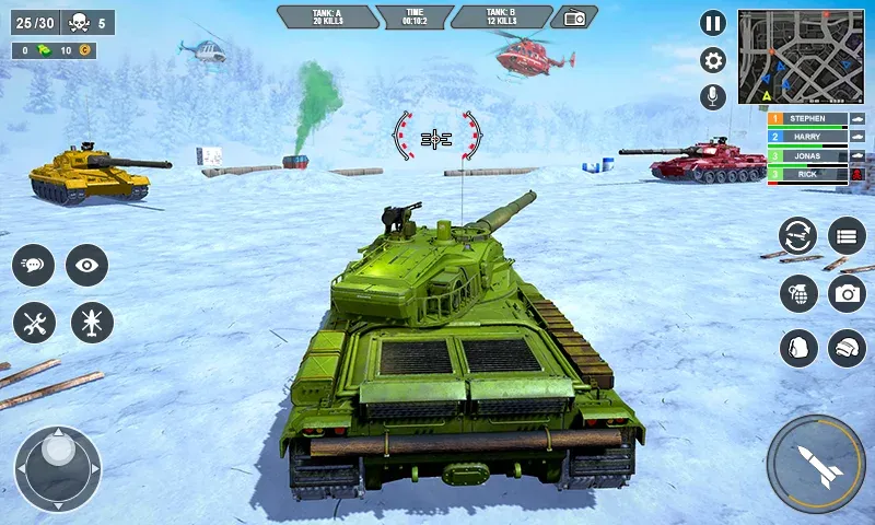 Танковый бой в игре Anti-Terrorist Shooting Game / Антитеррористическая стрелялка