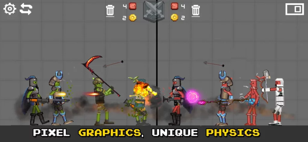 Battle Playground Simulator — игра в жанре экшн в сочетании с боевой механикой тряпичной куклы