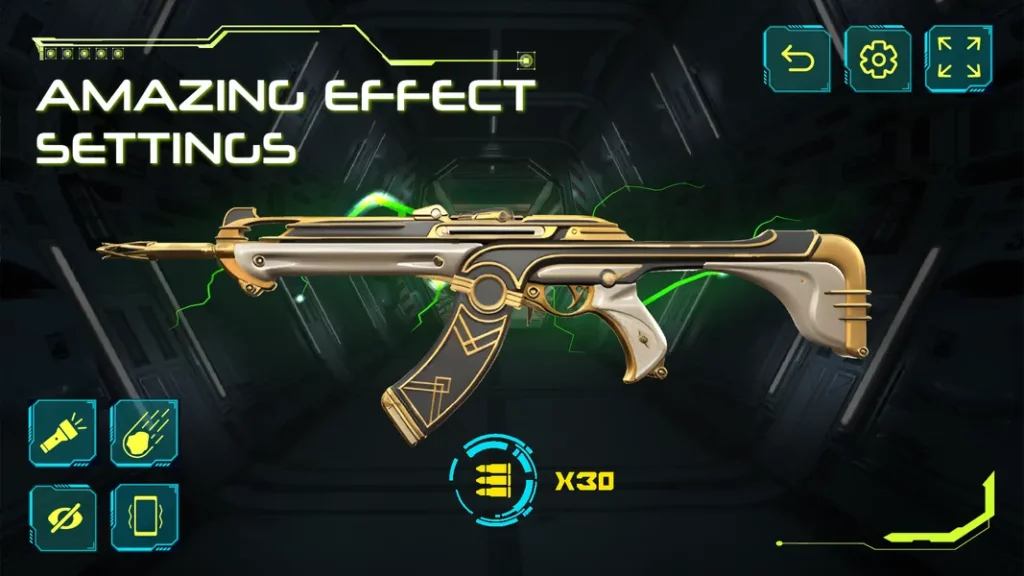 Высококачественный звук в игре Gun Sound: Real Gun Simulator