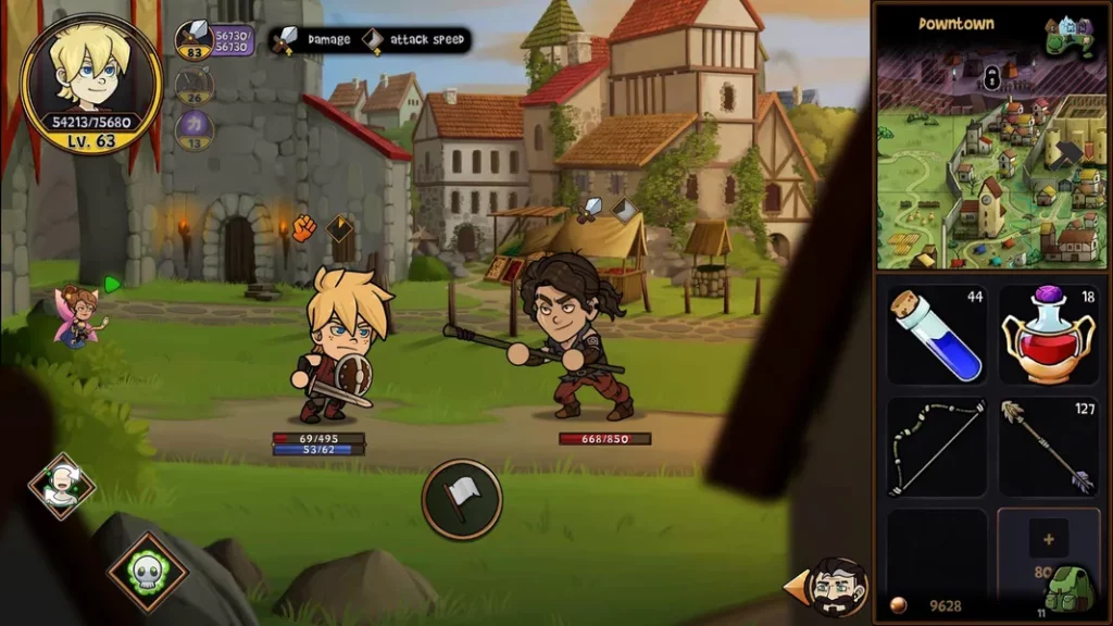 Hero Tale - простая, но очень четкая 2D-графика