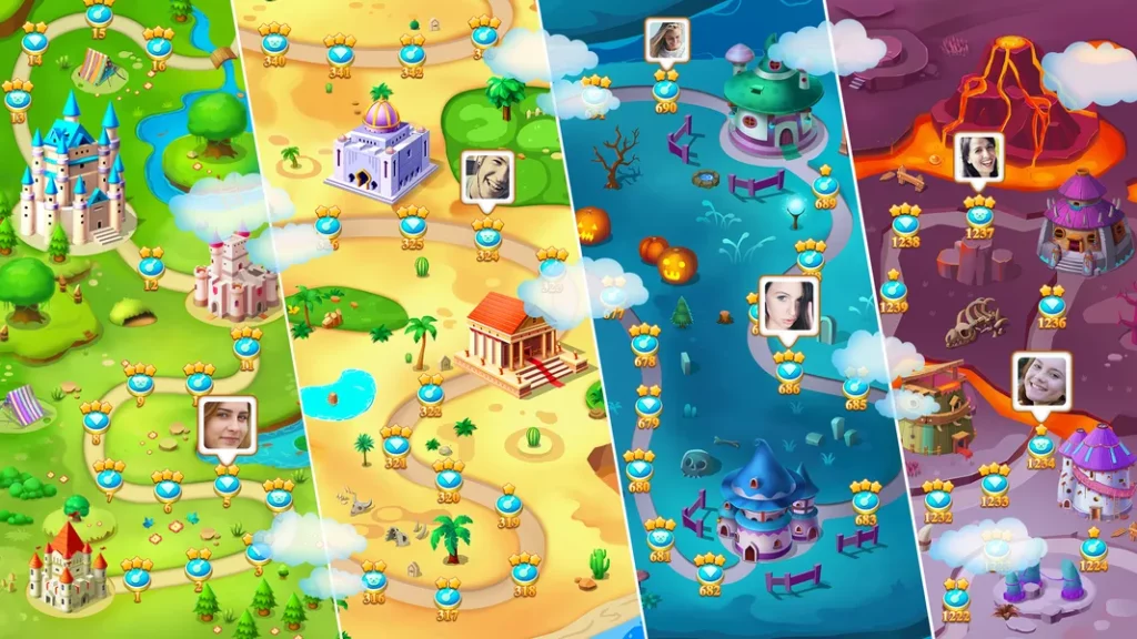 Jewels Legend — традиционная игра «три в ряд» и путешествие за драгоценностями