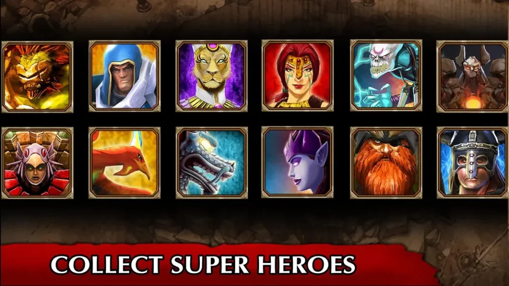 Красивая классическая 3D-графика в игре Legendary Heroes
