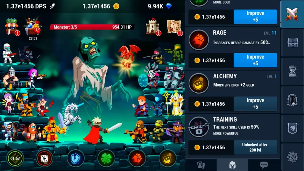Monsters Crush Clicker — игра-кликер, вдохновленная борьбой с монстрами