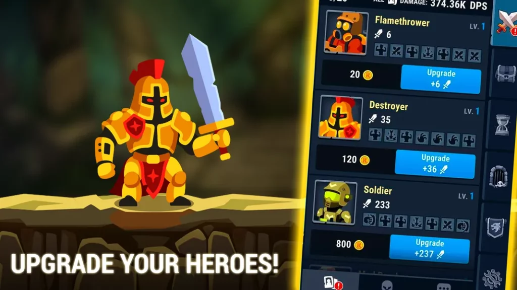 Хорошее качество графики в игре Monsters Crush