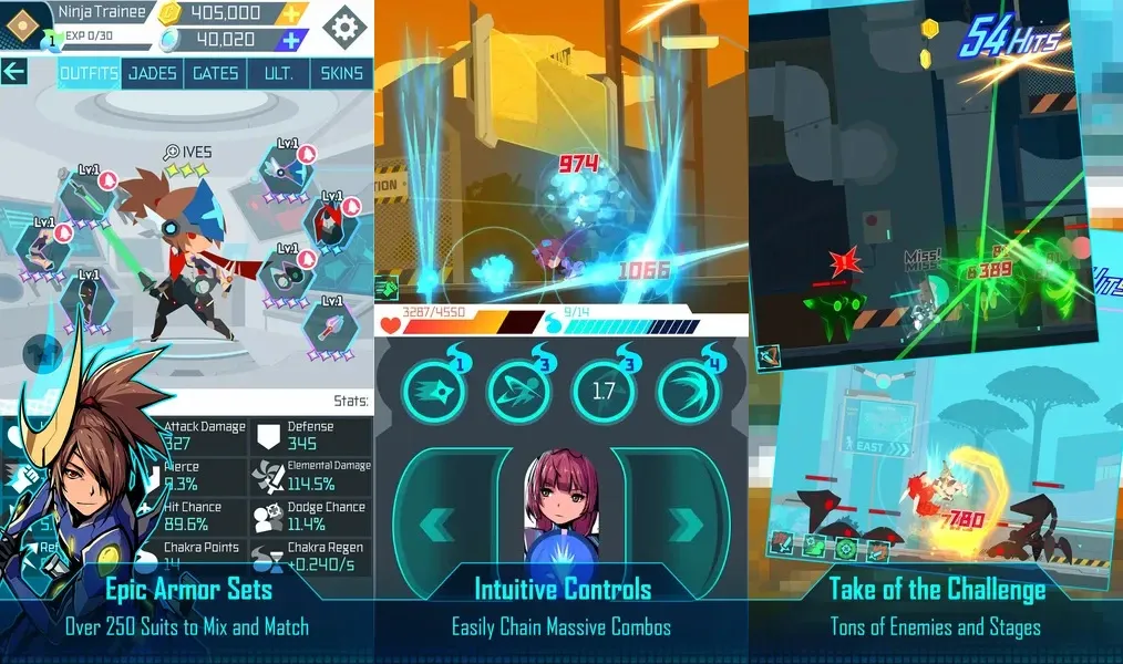 Ninja Gear — экшн-игра про ниндзя, в которой вам предстоит спасти человечество