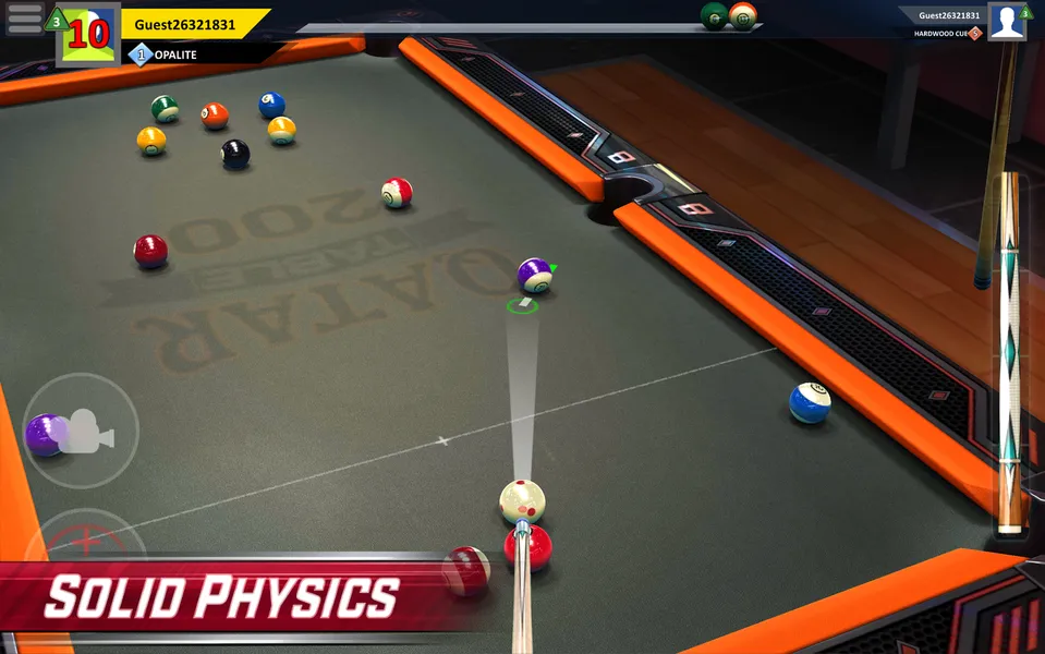 Графика и звуки в игре Pool Stars