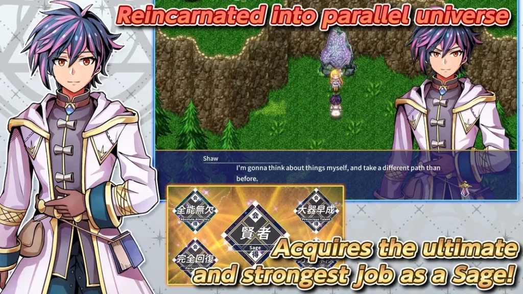 RPG Isekai Rondo - классическая пиксельная графика