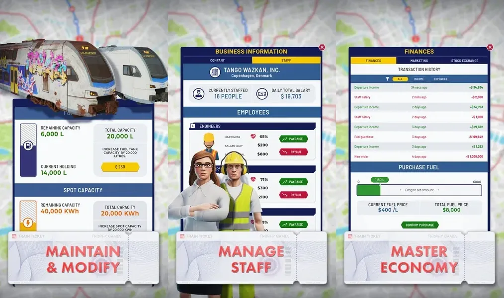 Train Manager - 2023 - высокодетализированная 3D-графика