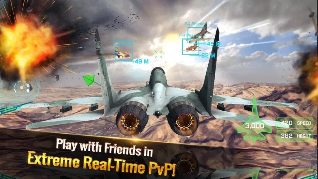 Ace Fighter - четкая 3D-графика