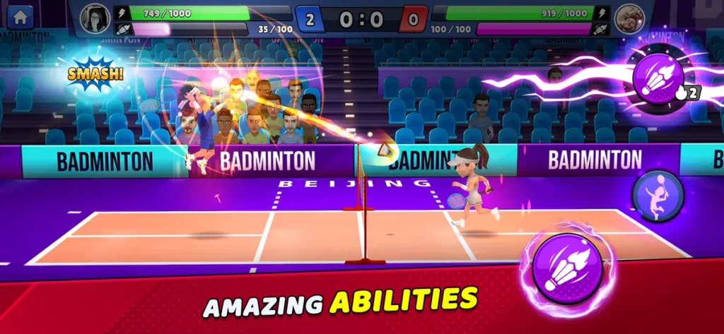 Badminton Clash 3D — спортивная игра в стиле бадминтона с потрясающей графикой