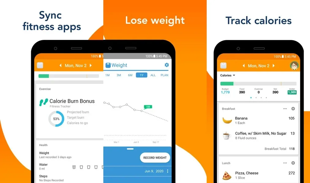 Calorie Counter by Lose It! - присоединяйтесь к большому сообществу пользователей