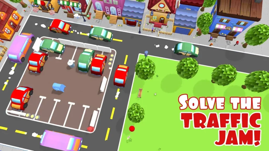 Car Parking: Traffic Jam - графика и звуки создают расслабляющее ощущение