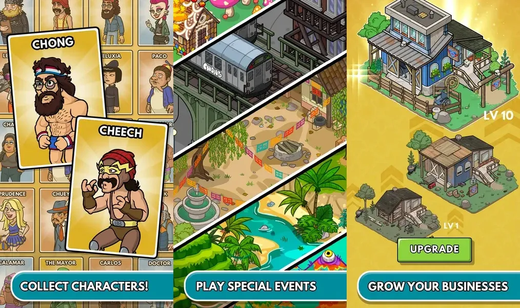 Хорошая графика и звук в игре Cheech and Chong Bud Farm