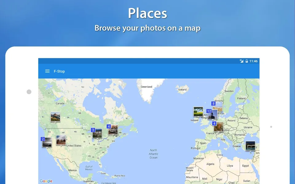 F-Stop Gallery - дружественный интерфейс, настраиваемые темы
