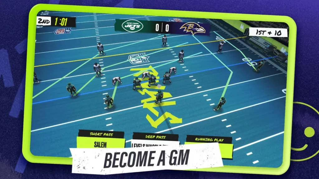 NFL Rivals — спортивная игра, в которой вам предстоит стать генеральным менеджером команды NFL