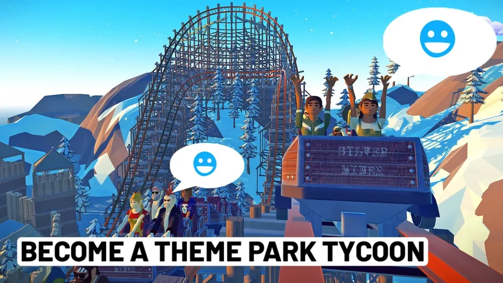 Очень привлекательная графика в игре Real Coaster: Idle Game