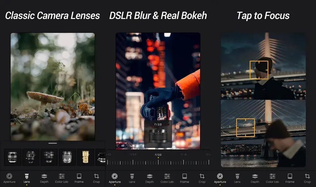 ReLens Camera - интуитивно понятный интерфейс