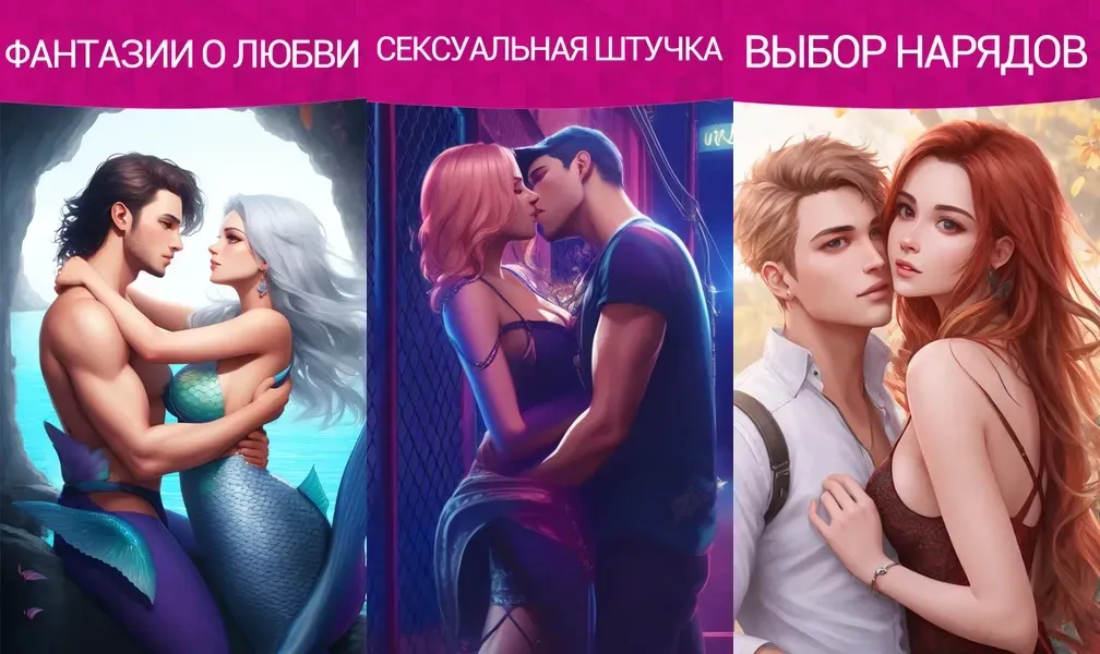 Sensation — визуальная новелла, предлагающая романтические любовные истории