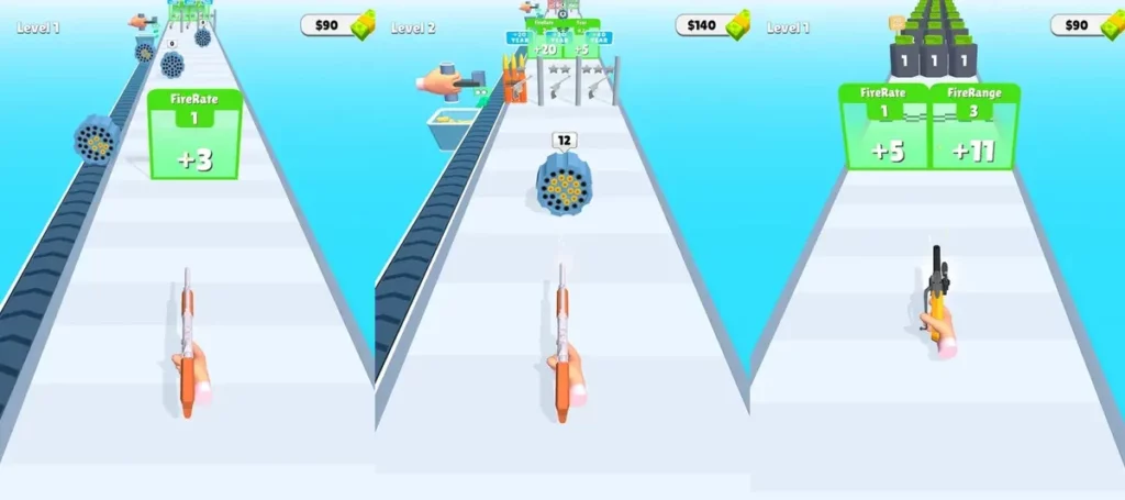 Weapon Craft Run – веселая и занимательная игра с управлением оружием