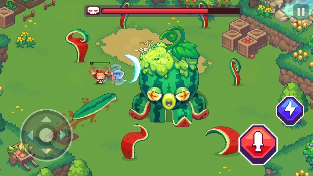 Epic Garden — динамичный экшен в пиксельном стиле